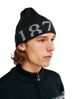 Dale of Norway 1879 Unisex Wool Hat Black Smoke Cheap