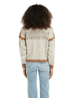 Dale of Norway Aspoy Women's Lightweight Wool Sweater Sand Copper Mountainstone Cheap