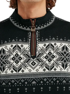 Dale of Norway Blyfjell Men's Knit Sweater Black Smoke Offwhite Lgtcharco Sale