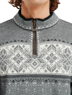 Dale of Norway Blyfjell Men's Knit Sweater Smoke Drkcharc Offwhite Lgtcha Sale