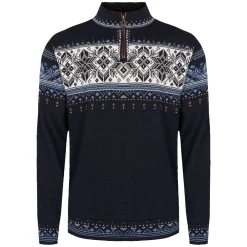Dale of Norway Blyfjell Men's Knit Sweater Midnavy Blushad Offwhite Coppe Hot