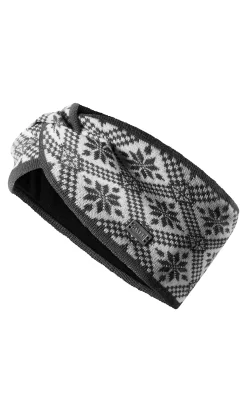 Dale of Norway Christiania Headband - Merino Wool Grey Offwhite Cheap