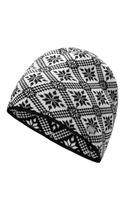Dale of Norway Christiania Women's Hat - Merino Wool Black Off White Best Sale