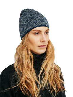 Dale of Norway Christiania Women's Hat - Merino Wool Electricstorm Smoke Best Sale