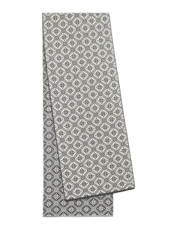 Dale of Norway Christiania Women's Scarf - Merino Wool Grey Offwhite Outlet