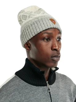 Dale of Norway Cortina 1956 Hat - Norwegian Wool Grey White Best Sale