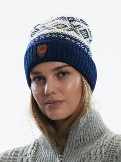 Dale of Norway Cortina 1956 Hat - Norwegian Wool Navy White Best