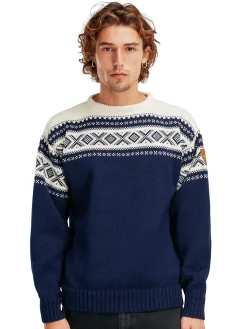 Dale of Norway Cortina 1956 Unisex Sweater - Norwegian Wool Navy Off-White Best Sale