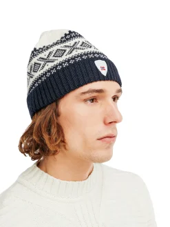 Dale of Norway Cortina Thin Wool Hat - Norwegian Wool Navy Offwhite Hot