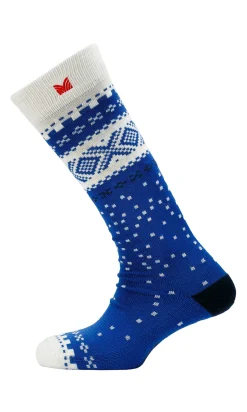 Dale of Norway Cortina Wool Socks High Ultramarine Offwhite Navy Online