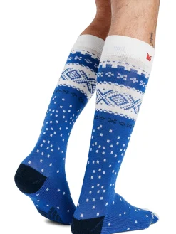 Dale of Norway Cortina Wool Socks High Ultramarine Offwhite Navy Online