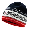 Dale of Norway Dystingen Unisex Merino Wool Hat Navy Offwhite Raspberry Sale