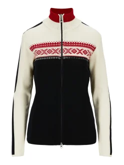 Dale of Norway Dystingen Women's Jacket Black Offwhite Raspberry Cheap