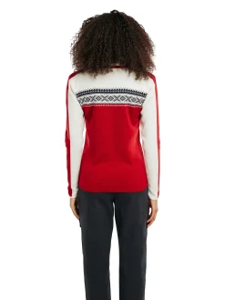 Dale of Norway Dystingen Women's Merino Wool Sweater Raspberry Hot