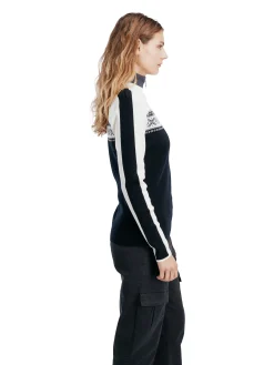 Dale of Norway Dystingen Women's Merino Wool Sweater Black Schiefer Outlet