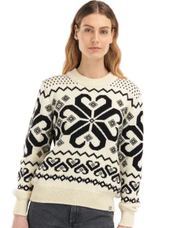 Dale of Norway Falkeberg Women's Sweater Offwhite Black Best