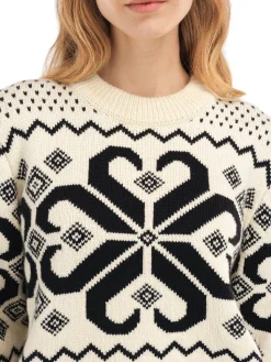 Dale of Norway Falkeberg Women's Sweater Offwhite Black Best