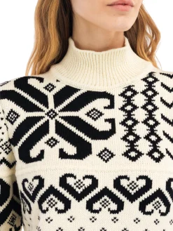 Dale of Norway Fannaraki Women's Sweater Offwhite Black New