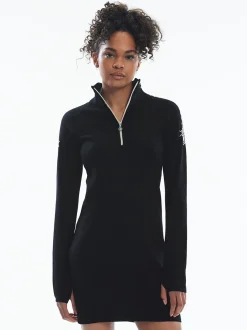 Dale of Norway Geilo Woman's Dress - Merino Wool Black Offwhite Cheap