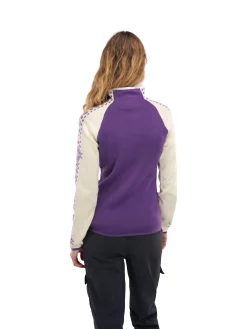 Dale of Norway Geilo Women's Sweater - Merino Wool Darkpurple Offwhite Cheap