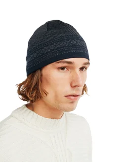 Dale of Norway Harald Hat - Merino Wool Navy Darkcharcoal Flash Sale