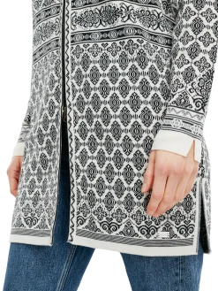 Dale of Norway Ingeborg Women's Jacket - Merino Offwhite Black Grauvig. Smoke Online