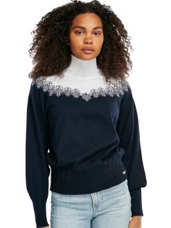 Dale of Norway Isfrid Women's Merino Wool Sweater Marine Cheap