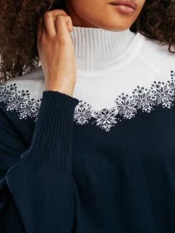 Dale of Norway Isfrid Women's Merino Wool Sweater Marine Cheap