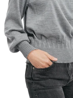 Dale of Norway Isfrid Women's Merino Wool Sweater Grey Best Sale