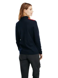 Dale of Norway Liberg Women's Sweater Marine Raspberry Offwhite Sale