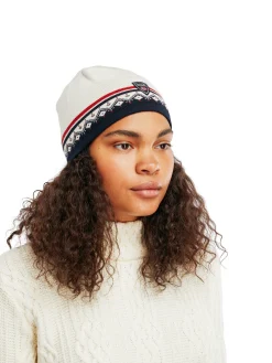 Dale of Norway Moritz Hat - Merino Wool Navy Offwhite Rasberry Shop