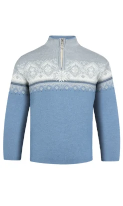 Dale of Norway Moritz Kids' Sweater - Merino Wool Blueshadow Grey Schiefer Flash Sale