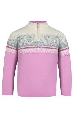 Dale of Norway Moritz Kids' Sweater - Merino Wool Pinkcandy Offwhite Fuchsiara Online