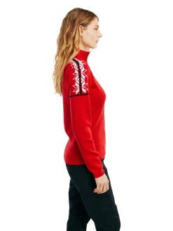 Dale of Norway Mt. Blatind Women's Sweater - Merino Red Fashion