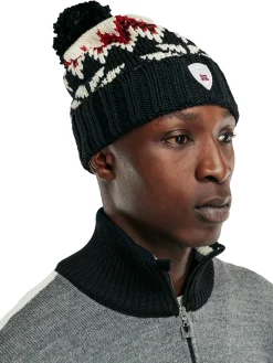 Dale of Norway Myking Hat - Merino Wool Black White Red Cheap