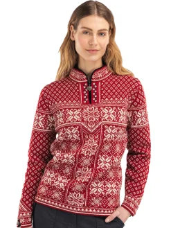 Dale of Norway Peace Women's Knit Sweater Redrose Offwhite Best Sale