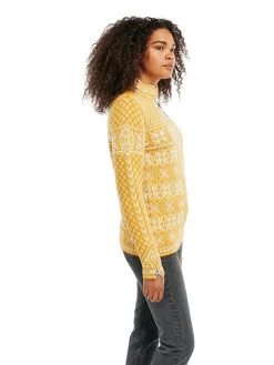 Dale of Norway Peace Women's Knit Sweater Mustard Flash Sale