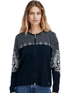 Dale of Norway Rosendal Women's Jacket Navy Offwhite Ultramarine Online