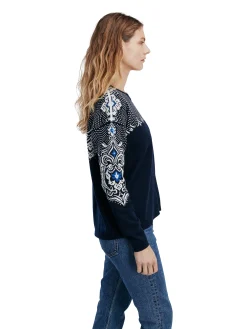 Dale of Norway Rosendal Women's Jacket Navy Offwhite Ultramarine Online