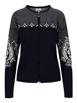 Dale of Norway Rosendal Women's Jacket Navy Offwhite Ultramarine Online