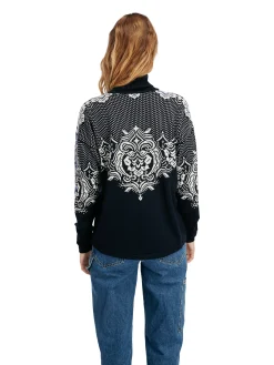 Dale of Norway Rosendal Women's Sweater Navy Offwhite Best