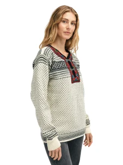 Dale of Norway Setesdal Sweater - Norwegian Wool Offwhite Black Online