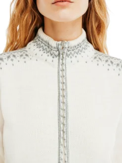 Dale of Norway 140Th Anniversary Women's Wool Jacket Offwhite Smoke Lightcharcoal Online