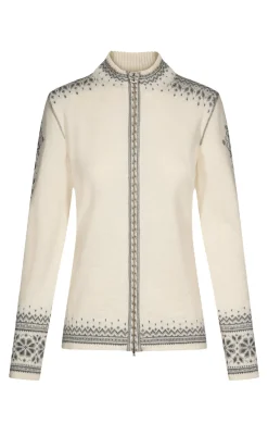 Dale of Norway 140Th Anniversary Women's Wool Jacket Offwhite Smoke Lightcharcoal Online