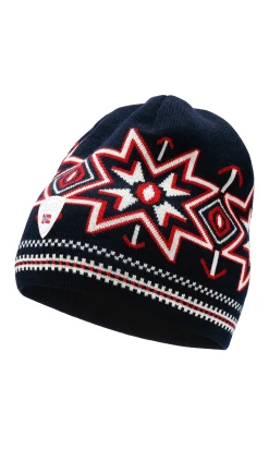 Dale of Norway Tindefjell Unisex Merino Wool Hat Navy Offwhite Raspberry Cheap