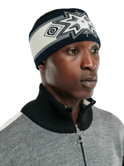 Dale of Norway Tindefjell Unisex Merino Wool Headband Offwhite Navy Smoke Outlet