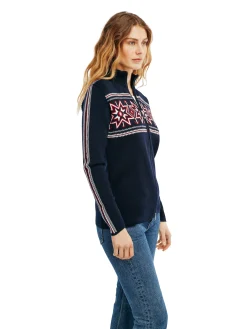 Dale of Norway Tindefjell Women's Merino Wool Jacket Navy Best Sale