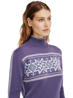 Dale of Norway Tindefjell Women's Sweater - Merino Darkpurple Best