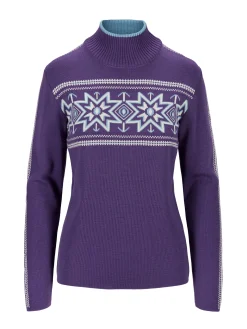 Dale of Norway Tindefjell Women's Sweater - Merino Darkpurple Best