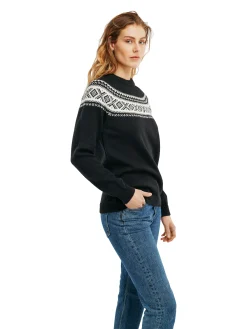 Dale of Norway Vagsoy Women's Wool Sweater Black Offwhite Online